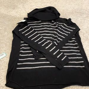 Market & Spruce Hillari Cowl Neck Cotton Pullover Size XL